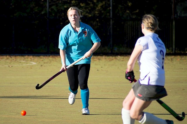 Dionne Collinson was named player of the match, Rochdale Ladies Hockey