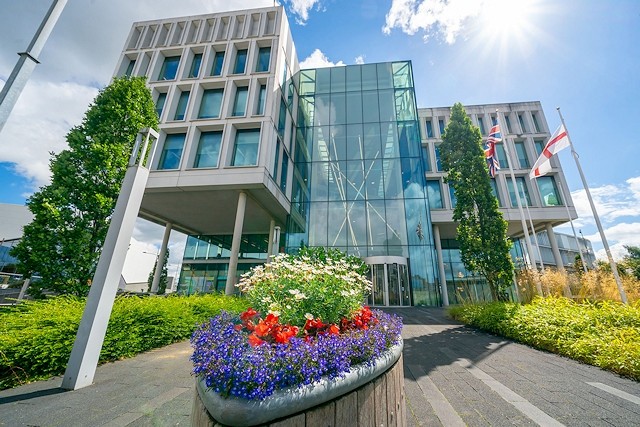 Floral displays in Rochdale Town Centre, Rochdale In Bloom