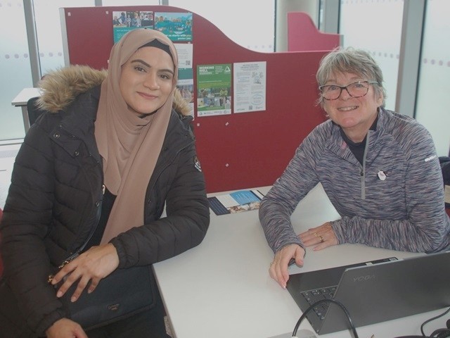 Mahnish Iftian and Janet Whitehead (Upturn Enterprise Academy)