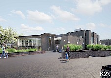 The proposals for the new Heywood Civic Centre include a new extended frontage