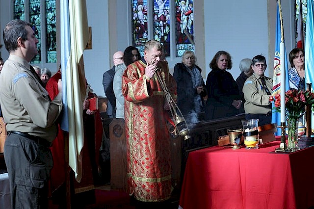 Ukrainians in Rochdale commemorated the 2nd anniversary of Russia's invasion war in Ukraine at Ukrainian Catholic Church