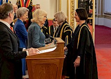 The Queen awarding Hopwood Hall College and University Centre with the prestigious Queen’s Anniversary Prize