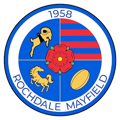 Rochdale Mayfield club crest, Mayfield badge, Mayfield logo