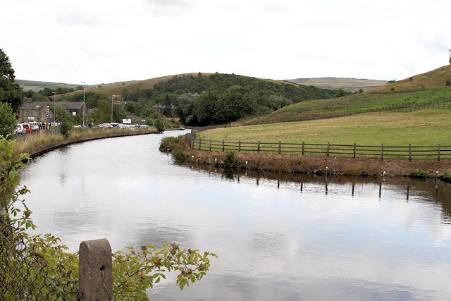 Rochdale Canal at Littleborough, near The Waterside