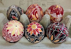 Ukrainian Easter egg decorating