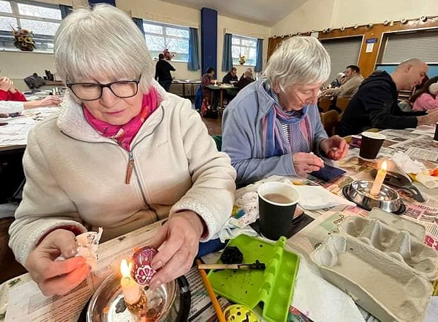 Ukrainian Easter egg decorating