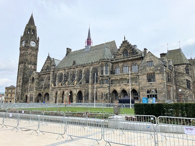 The town hall reopened on Sunday 3 March